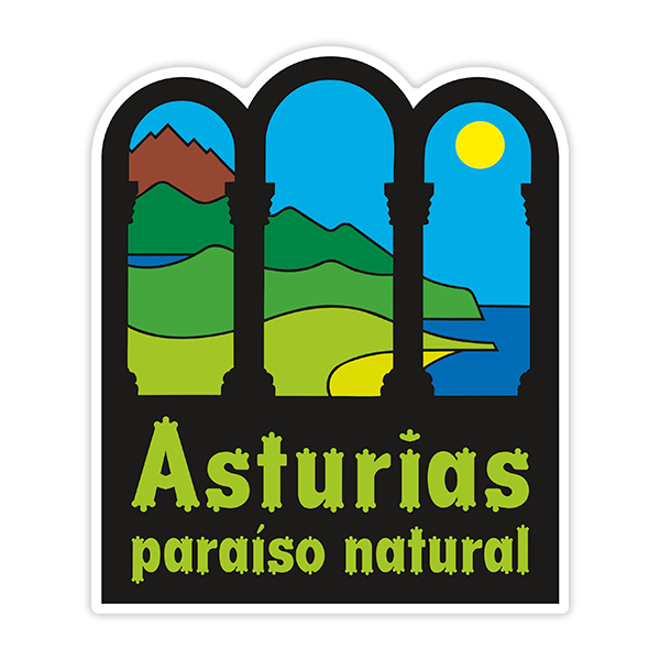 Aufkleber: Asturien, Naturparadies