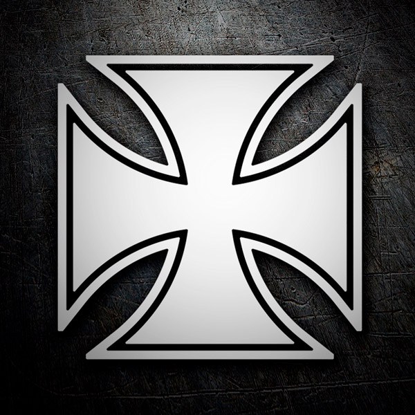 Aufkleber Eisernes Kreuz 60 x 45 mm 2er-Set ~~~~~ schneller