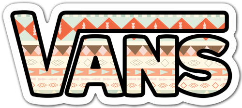 Aufkleber: Vans retro
