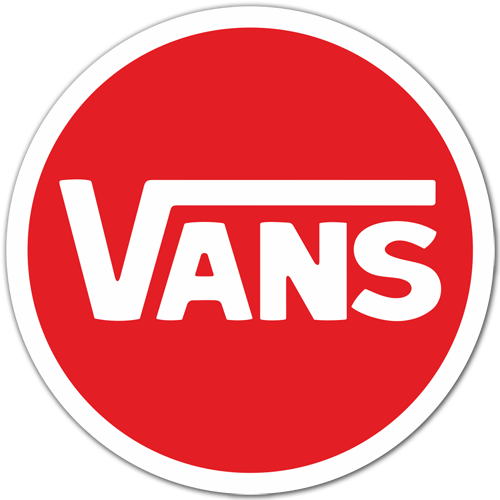 Aufkleber: Vans rund