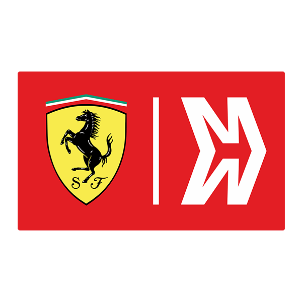 Aufkleber: Ferrari-Team