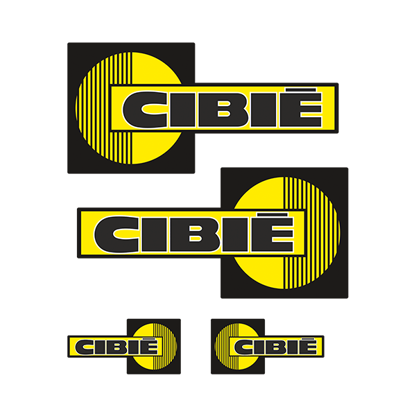 Aufkleber: Set 4X Cibié