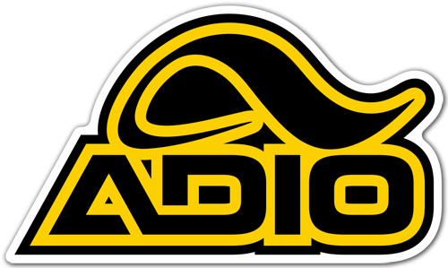 Aufkleber: Adio
