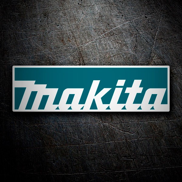 Aufkleber: Makita Türkis