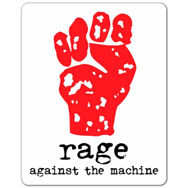 Aufkleber: Rage Against the Machine