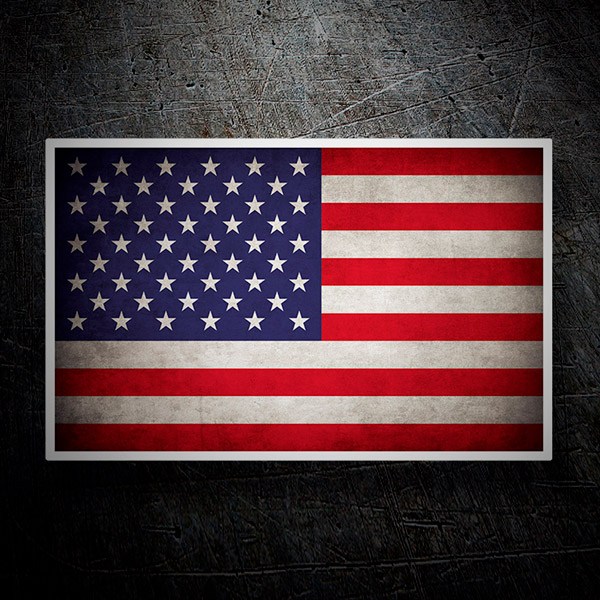 Aufkleber: Alte Flagge der Vereinigten Staaten