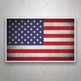 Aufkleber: Alte Flagge der Vereinigten Staaten 3