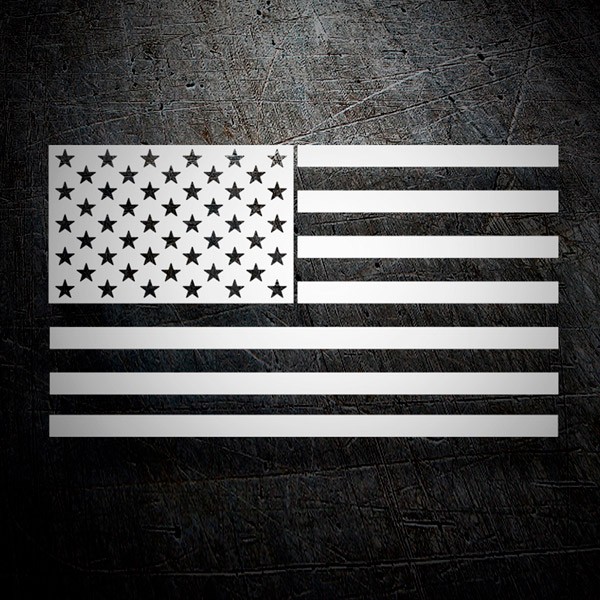 Aufkleber: Flagge der Vereinigten Staaten II