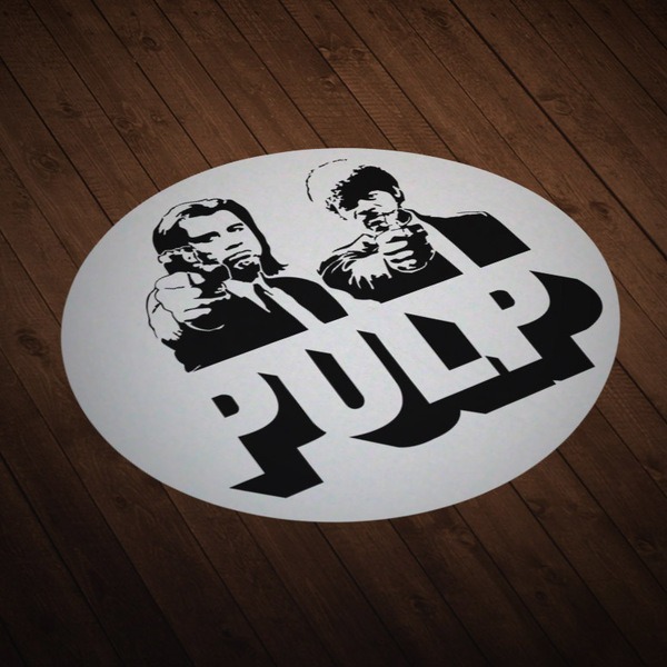Aufkleber: Pulp Fiction