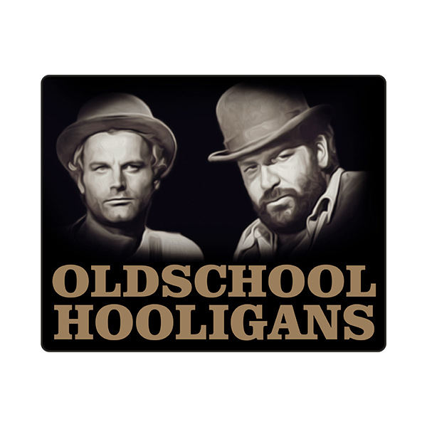 Aufkleber: Bud Spencer & Terence Hill Old School