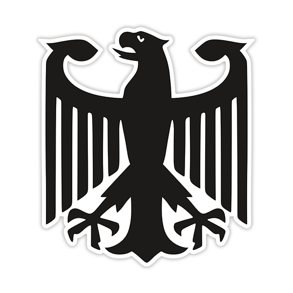 Aufkleber: Adler des deutschen Wappens