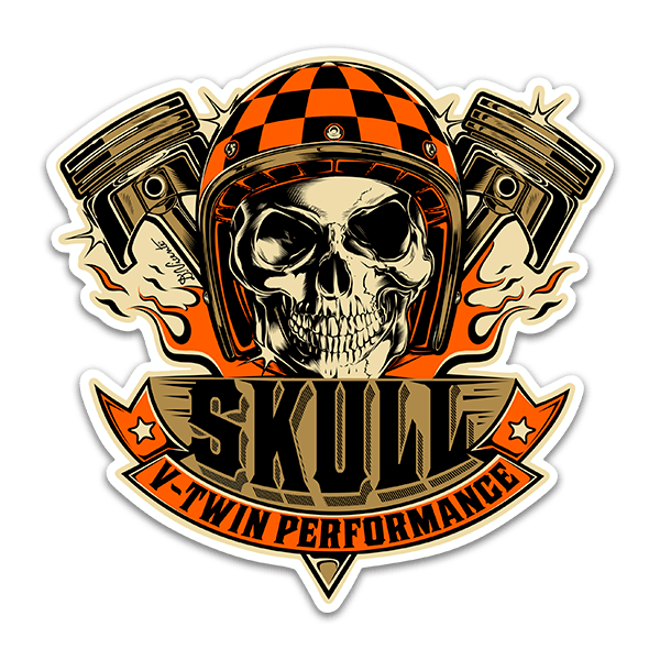 Aufkleber: Skull Motor