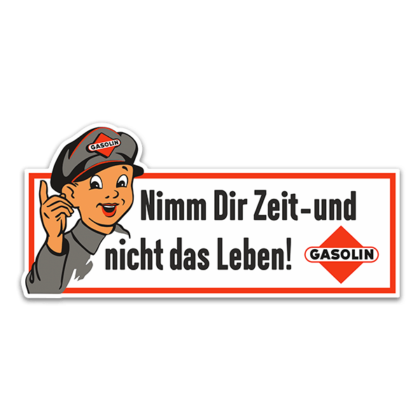 Aufkleber: Gasolin