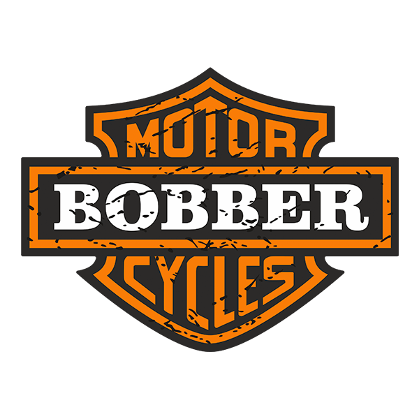 Aufkleber: Motor Bobber Cycles