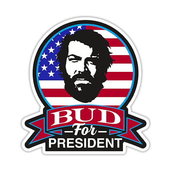 Aufkleber: Bud for President