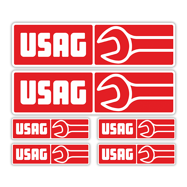 Aufkleber: Set 6X Usag