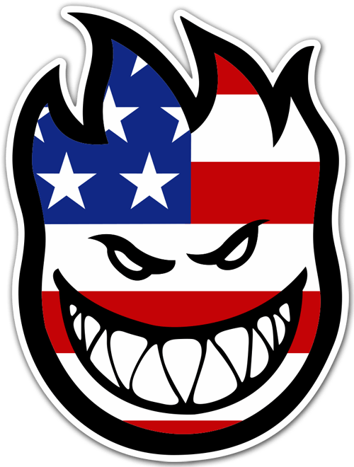 Aufkleber: Spitfire 1 Bandera USA