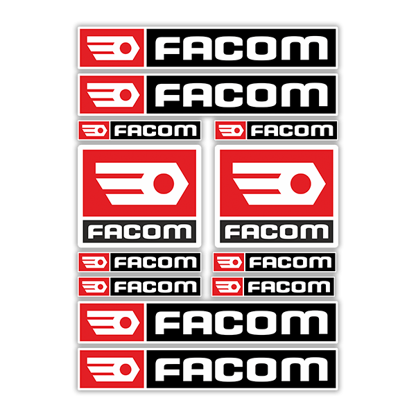 Aufkleber: Set 12X Facom