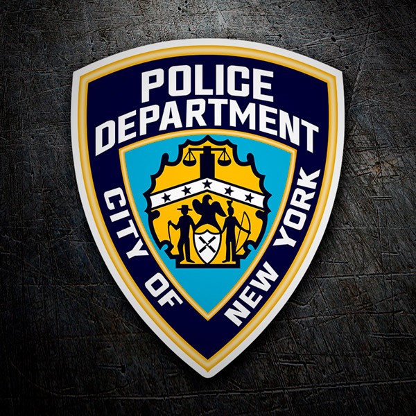 Aufkleber: Police Department New York