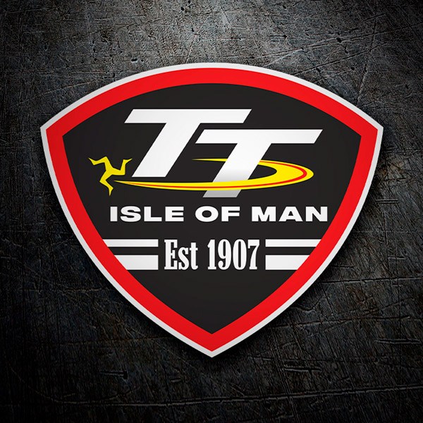 Aufkleber: TT Isle of Man 1907