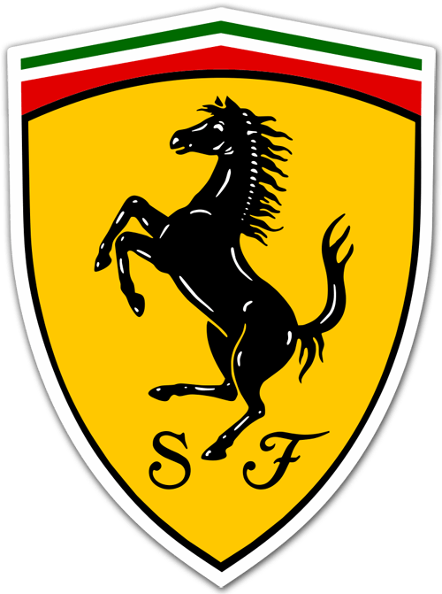 Aufkleber: Ferrari 2