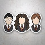 Aufkleber: Harry, Hermione und Ron 3