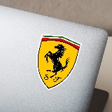 Aufkleber: Ferrari-Logo 3
