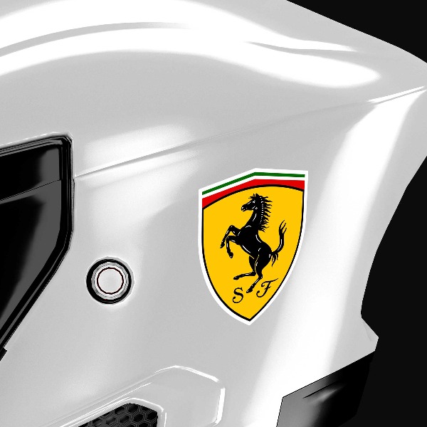 Aufkleber: Ferrari-Logo