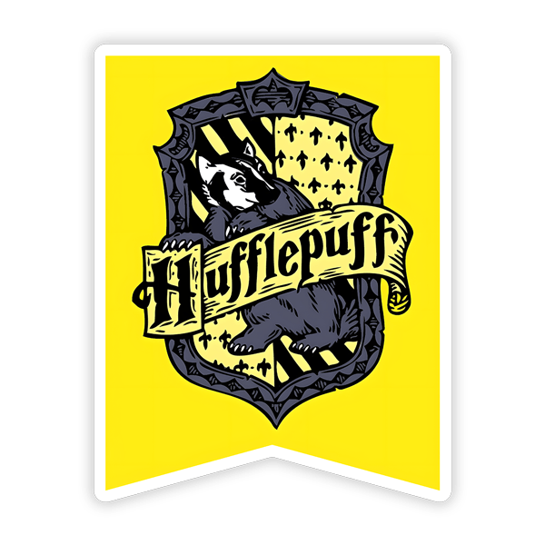 Aufkleber: Hufflepuff