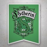 Aufkleber: Slytherin Emblem im Dreiecksschild 3