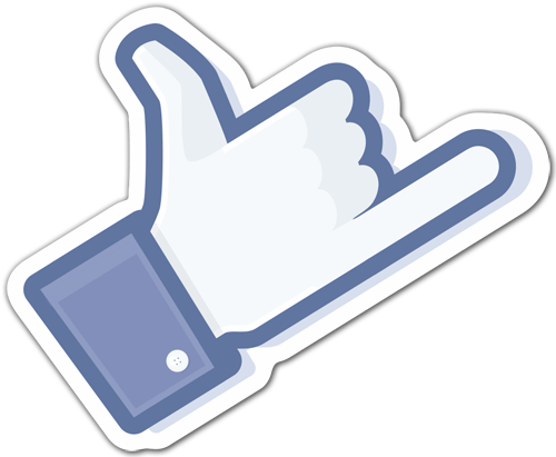 Aufkleber: Shaka Facebook