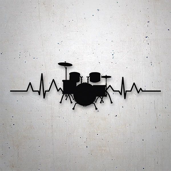 Aufkleber: Cardio Schlagzeuginstrument