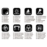 Aufkleber: Nummer 3 in Grün auf Weißem Hintergrund 4