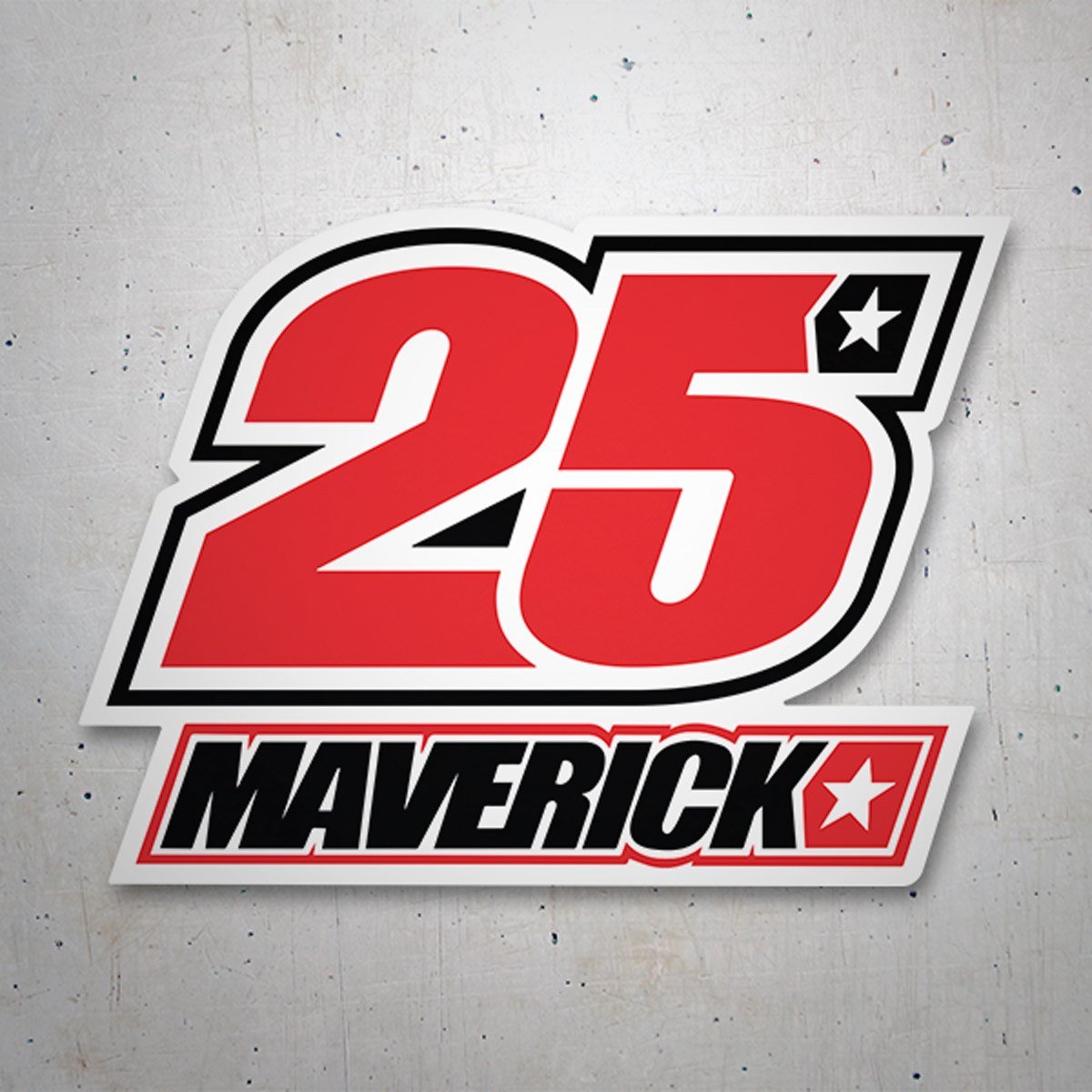 Aufkleber: Nummer 25 Maverick Viñales 3