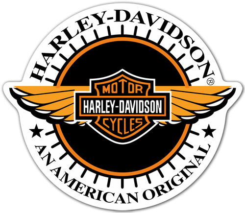 Aufkleber: Harley Davidson American Original