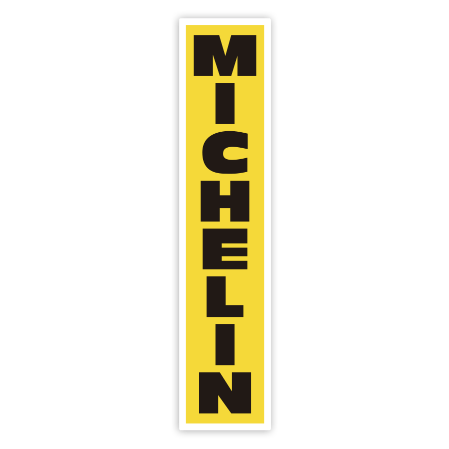 Aufkleber: Michelin Vertikal