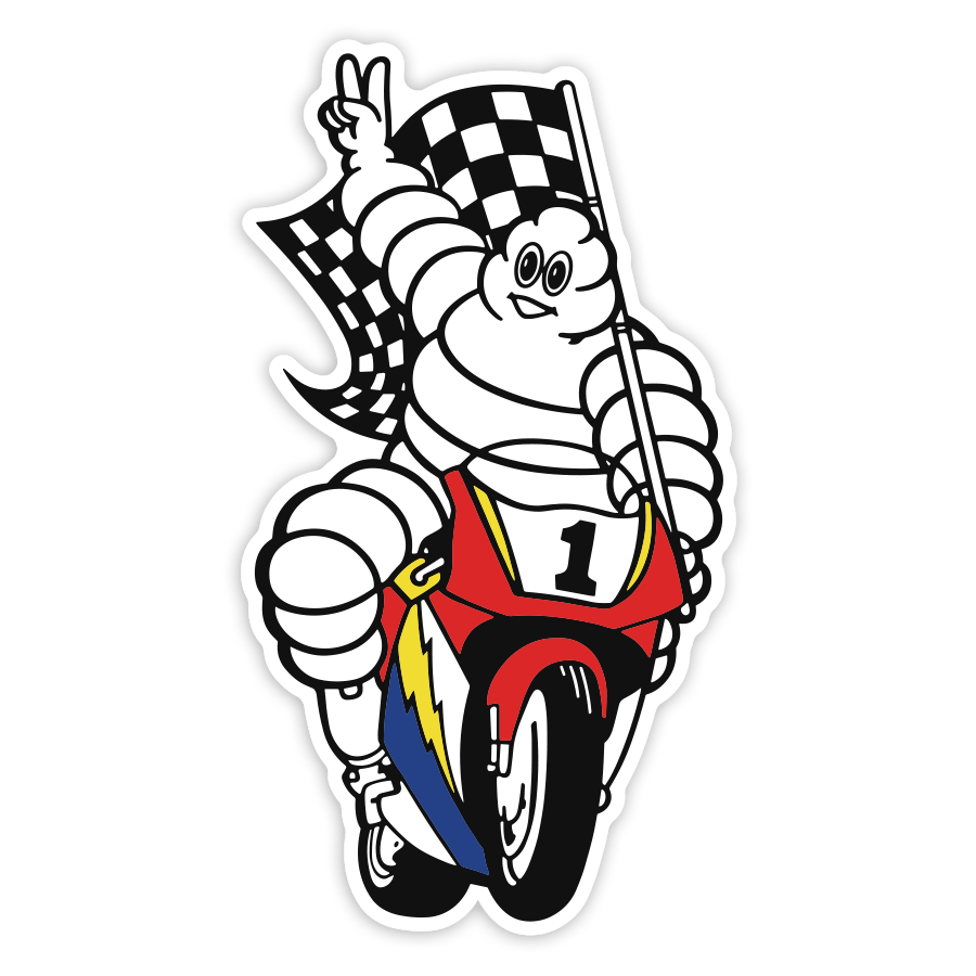 Aufkleber: Michelin Sieger