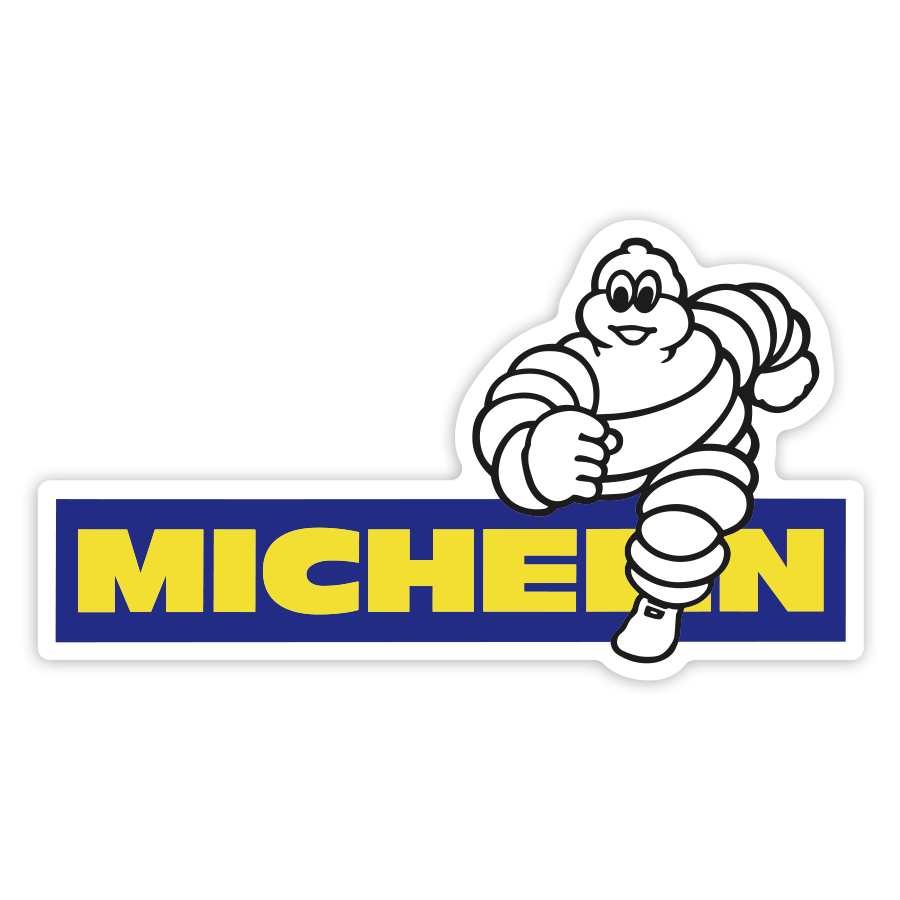 Aufkleber: Michelin Blauer Läufer