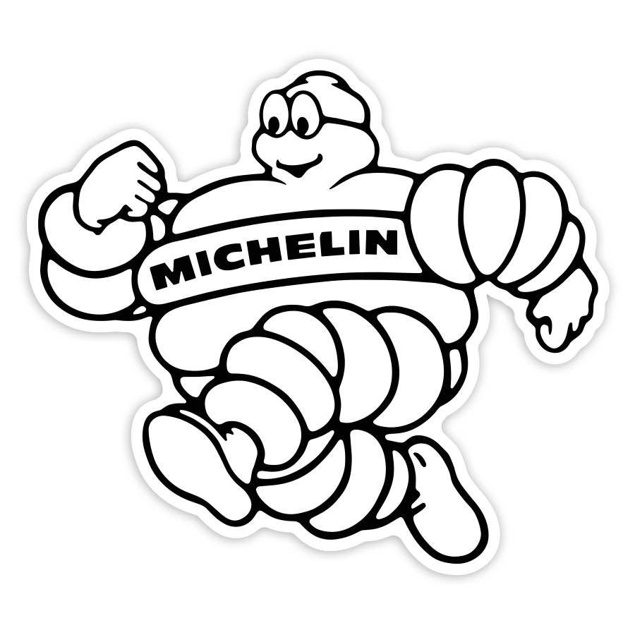 Aufkleber: Michelin Klassischer Bibendum