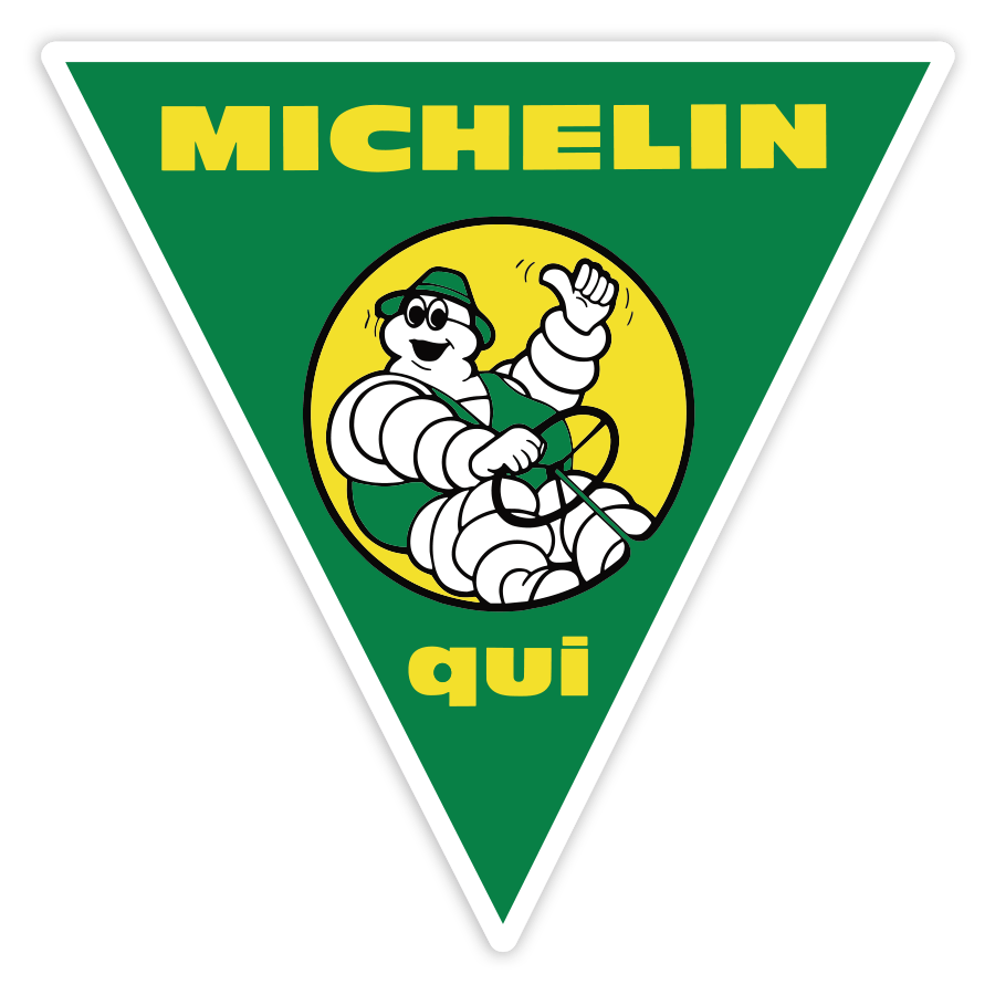 Aufkleber: Michelin Hier Traktoren