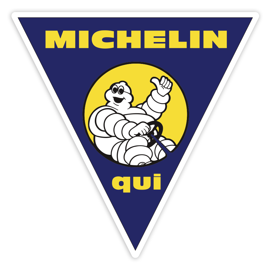 Aufkleber: Michelin Hier Autos