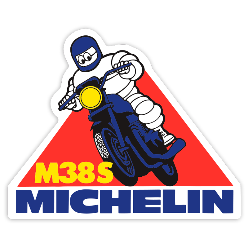 Aufkleber: Michelin Motorrad M38S