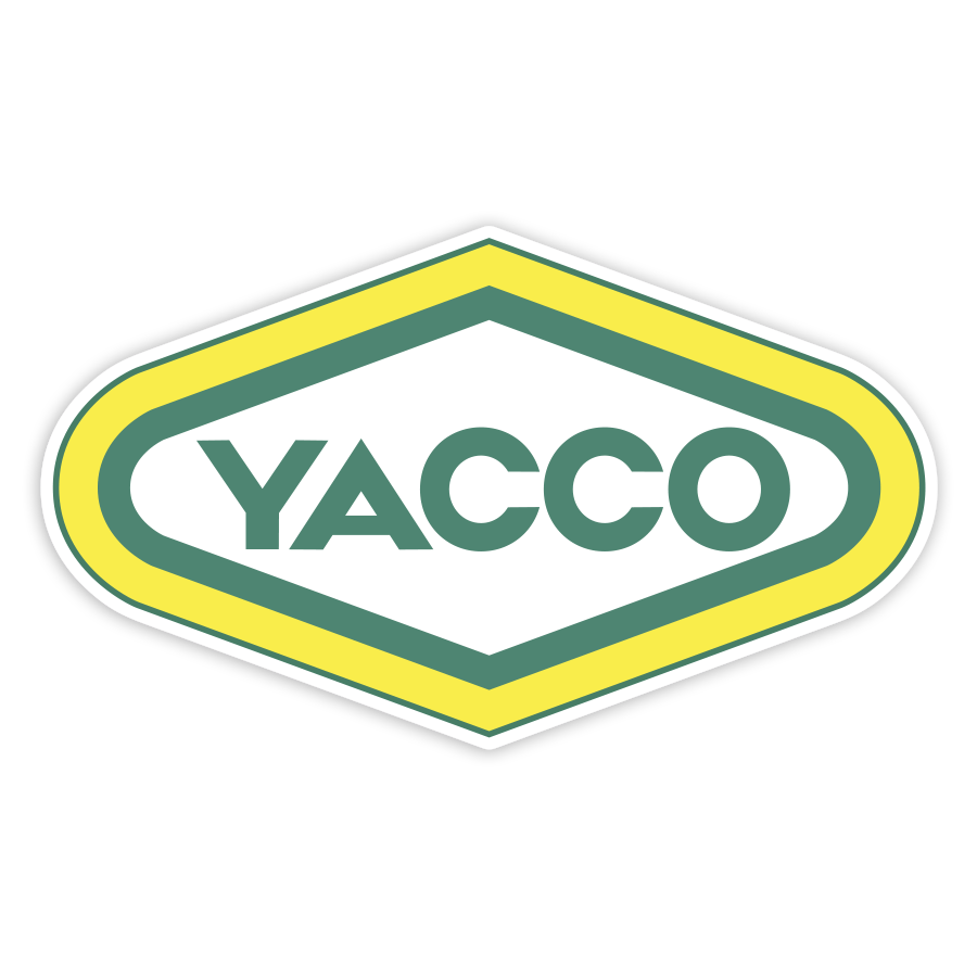 Aufkleber: Yacco Klassisch Gelb