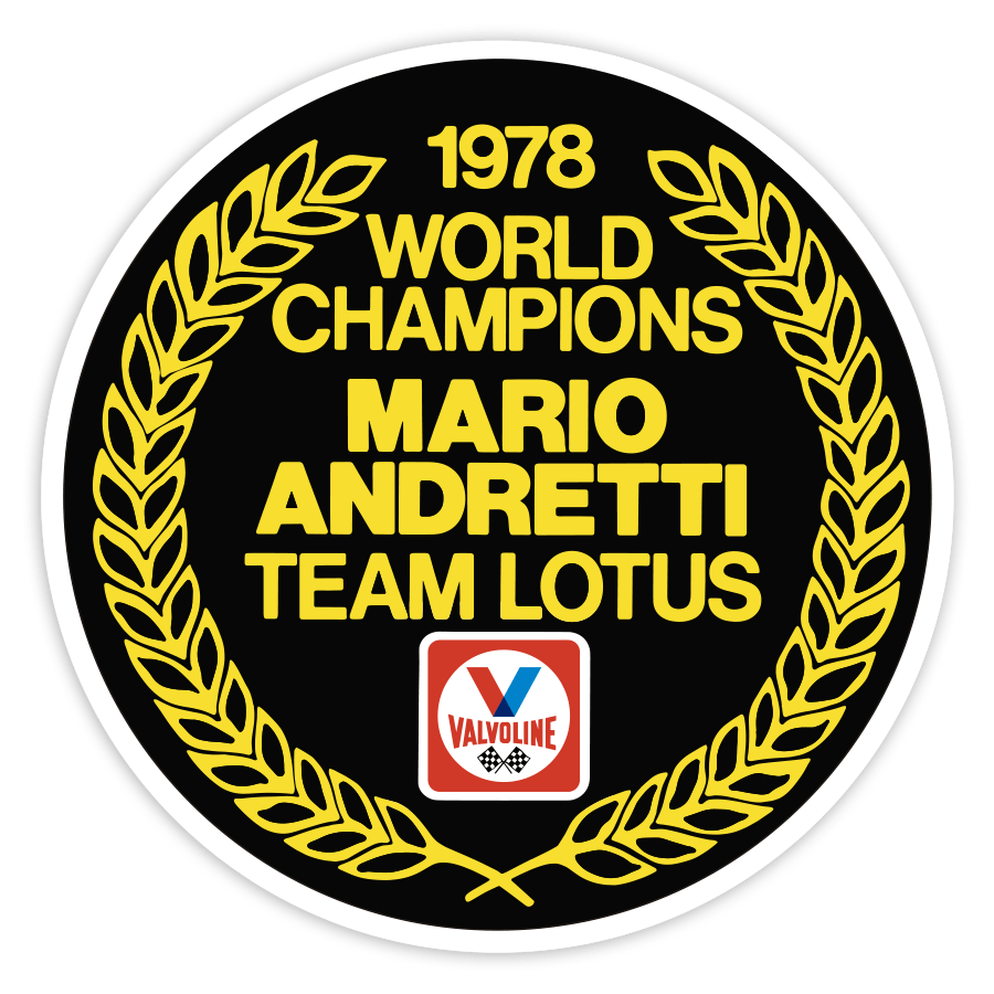Aufkleber: Valvoline Andretti Lotus 1978