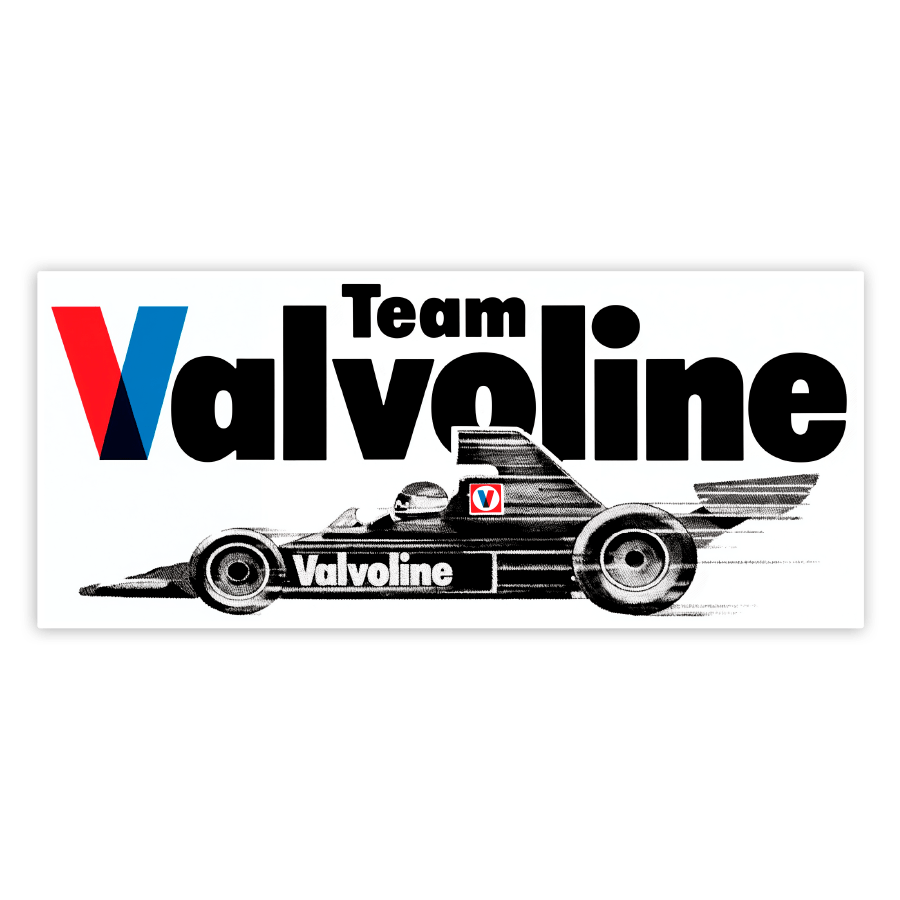 Aufkleber: Valvoline Team Racing