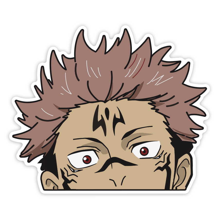 Aufkleber: Jujutsu Kaisen Sukuna Gesicht