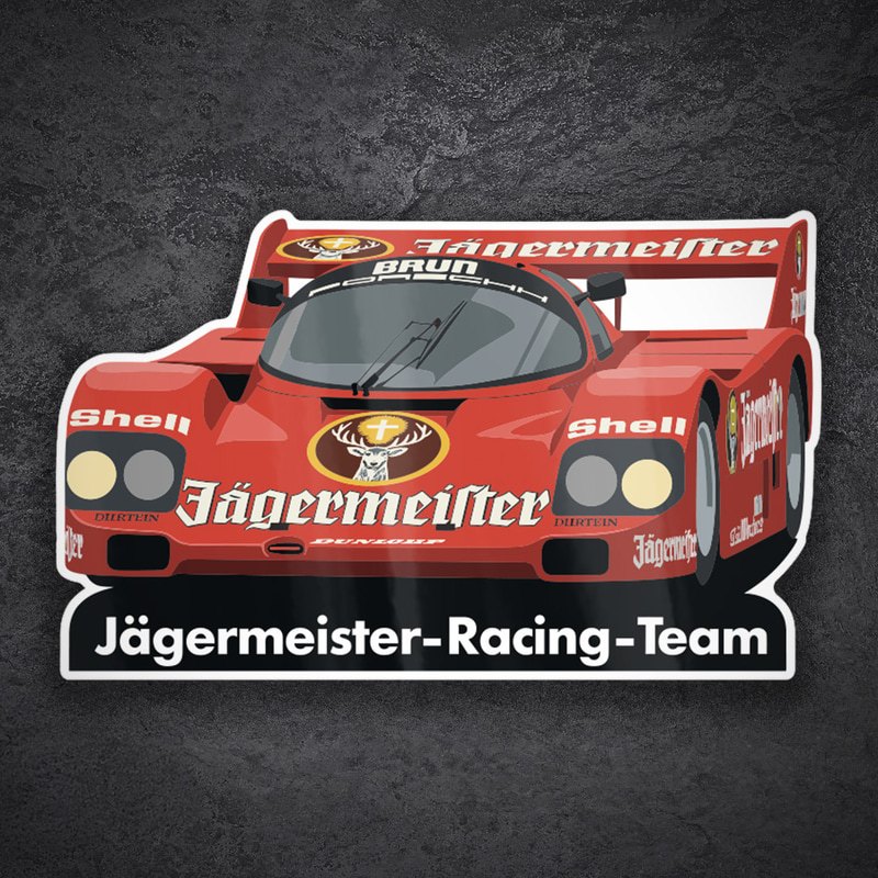 Aufkleber: Jägermeister Racing Team