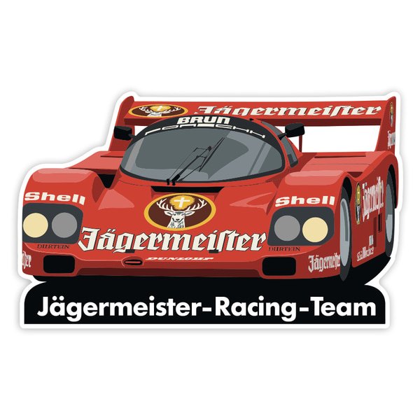 Aufkleber: Jägermeister Racing Team