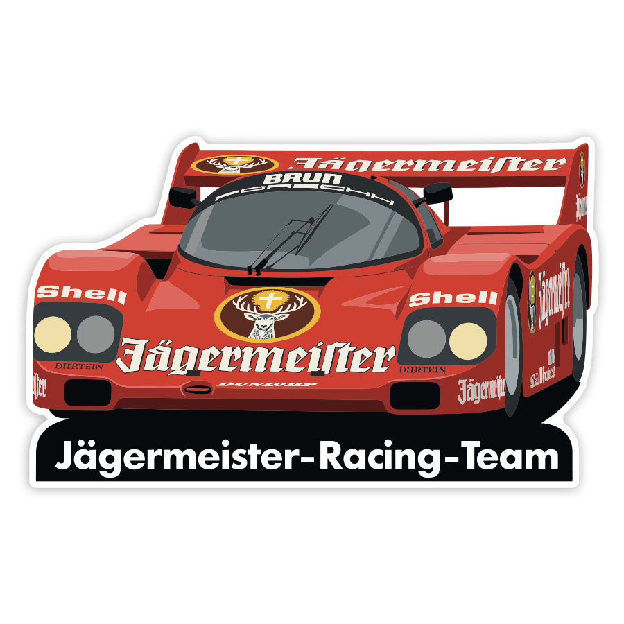 Aufkleber: Jägermeister Racing Team