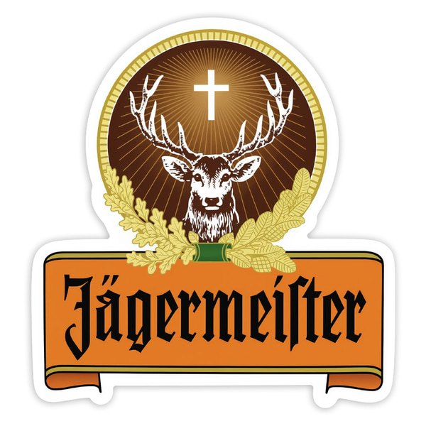 Aufkleber: Jägermeister Retro Logo